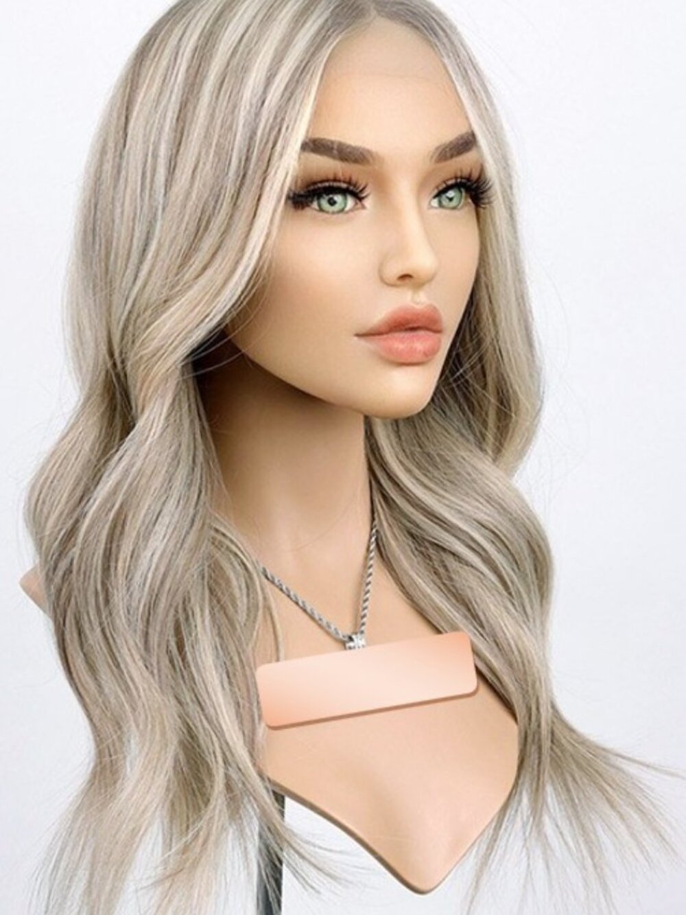 Maylene- Blonde Balayage Remy: Human Hair Lace Front Wig- 18"- S/M Cap Size- OBO - Picture 2 of 16